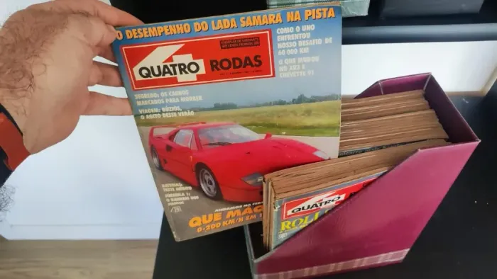 Coleção de revistas Quatro Rodas / 4 Rodas