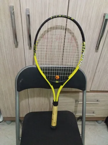 Raquete de tênis Wilson fusion Titanium soft shock 