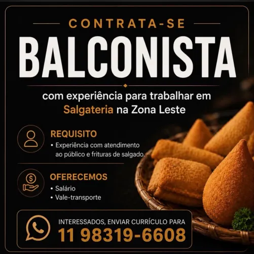 Balconistas de Salgateria z/l