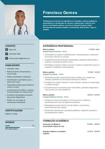 Tradução e criação de currículo 