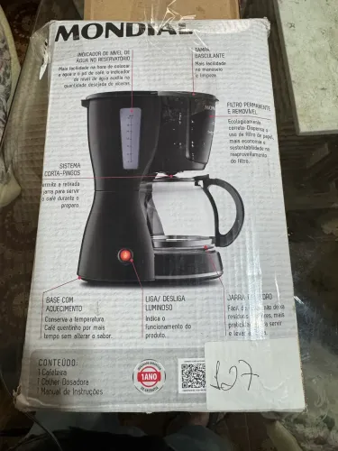 Cafeteira elétrica inox Mondial