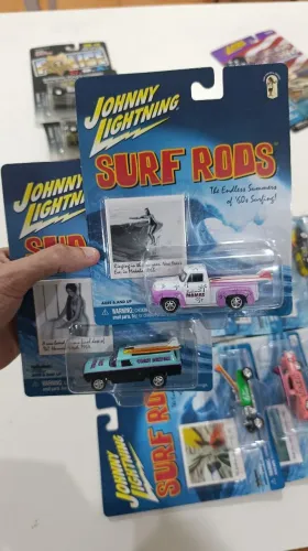 Lote Johnny Lightning SURF RODS 10 UNIDADES