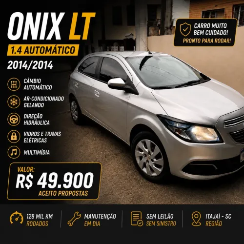 Chevrolet Onix Hatch LT 1.4 8V Flex Power Aut. 4P 2014