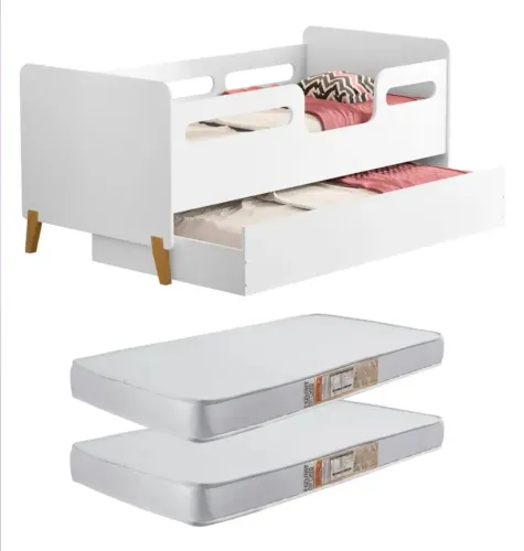 Mini cama infantil (bicama) usada