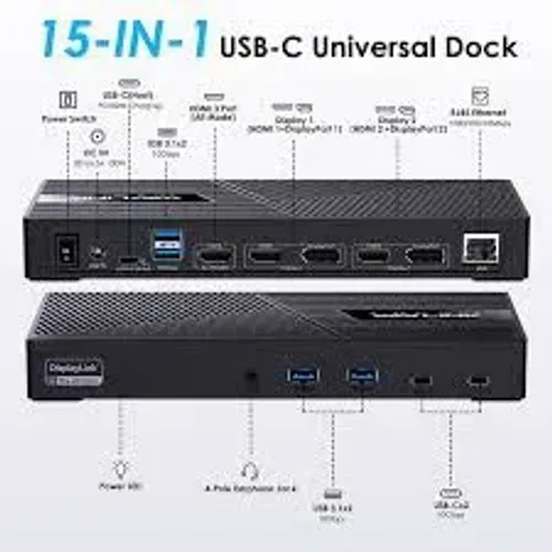 Dock Station Wavlink WL-UG63PD25 NOVA na caixa