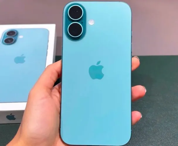 iPhone 16 plus 128 gb Azul semi novo 