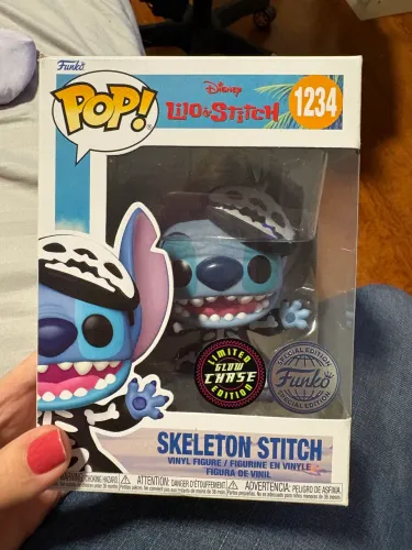 Funko Pop Stitch esqueleto - Versão especial Halloween 1234