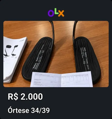 Órtese n 36 ao 39