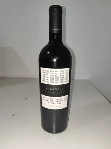 Vinho San Marzano - Collezione Cinquanta+5 - 2.017 - Vino Rosso D'Italia.