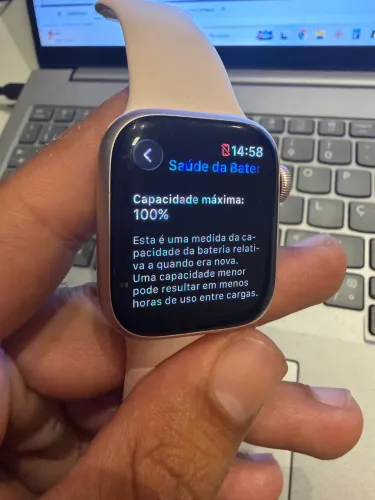 Apple Watch Series 9 41mm Bateria 100% - Envio OLX Pay - Faço Troca e Parcelo 18x