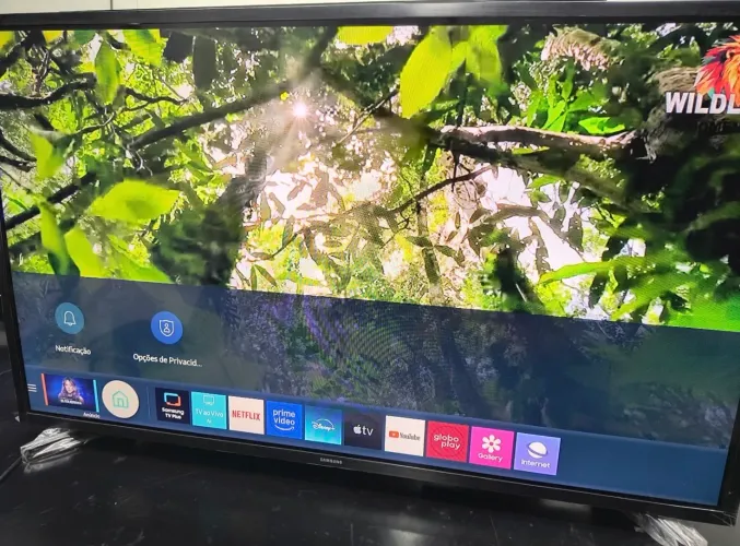 Tv led Samsung Smartv seminova Wi-Fi YouTube Netflix canais streaming entrego local