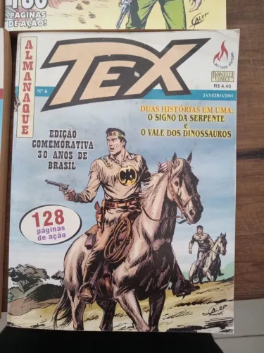 Coleção de gibis do Tex ediçao almanaque 