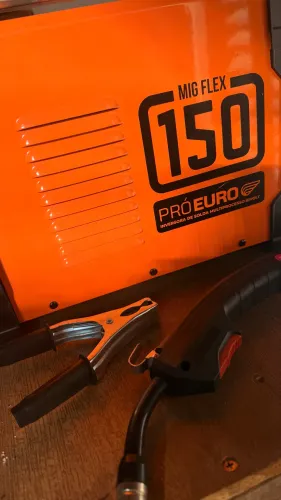 Máquina de Solda MIG Flex 150A 3 em 1 Bivolt Pró Euro | Estado de Nova