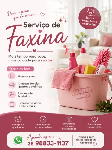Faço faxina