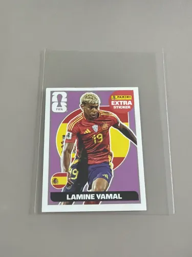 Figurinha do Lamine Yamal extra sticker