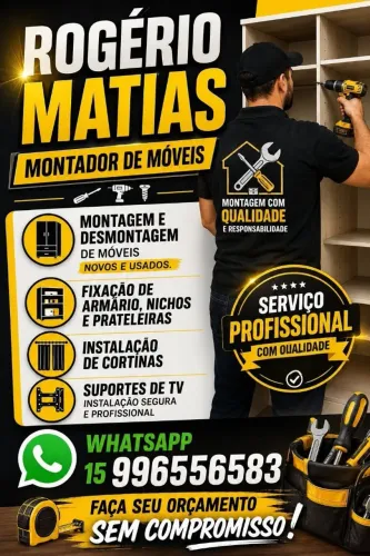 Montador de móveis profissional 