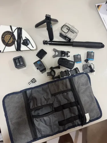 Acessórios para GoPRO + gopro com defeito 