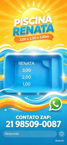 Piscina de fibra