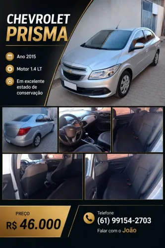 Chevrolet Prisma Sed. LT 1.4 8V Flexpower 4P 2015