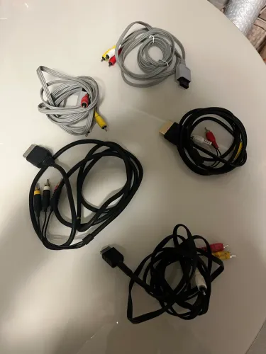 Lote Cabos AV Nintendo Wii, Xbox, PS2