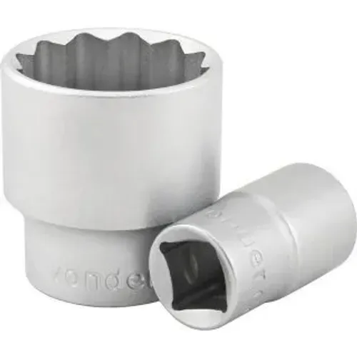 Soquete Estriado Com Encaixe de 1/2", 13 mm, Vonder