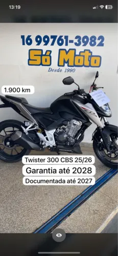 Twister 300 CBS 2025/26 cinza