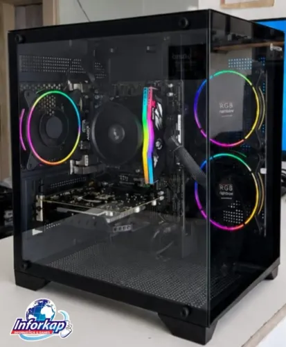 ? GABINETE AQUÁRIO GAMER RYZEN - PRONTO PARA USO ?