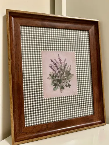 Quadro decorativo para parede lavanda 