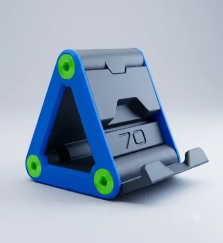 Suporte Celular Dobrável Ajustável 3 Ângulos Mesa Universal