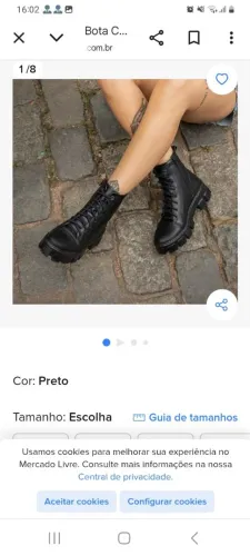 Bota usei so duas vezes linda