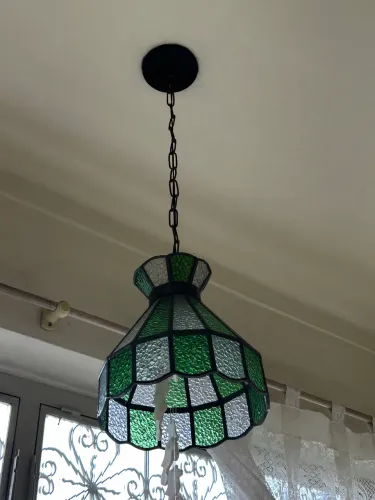 Lustre vitral vintage