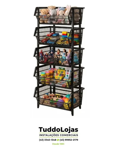 Cesto Empilhável Organizador