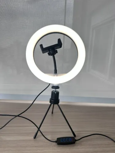 Ring Light - 3 Cores de luz - Com ajuste de brilho