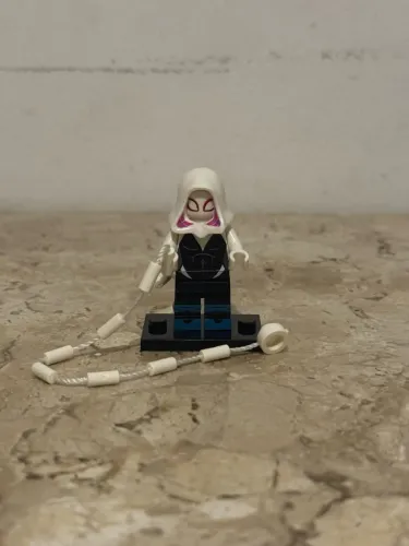 Boneco: Estilo Lego Gwen Miles Morael Homem Aranha Marvel - WM Blocks Original