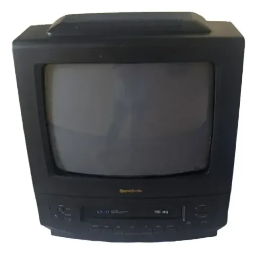 Tv Gradiente 14" Com Video Cassete Com Defeito Leia Descrição # (Usado)