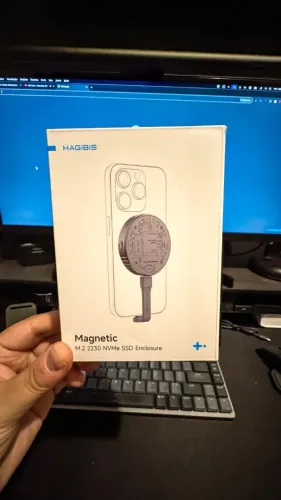 Case Magnético Hagibis + SSD NVME KingSpec 512gb + DJI Magnetic Cover