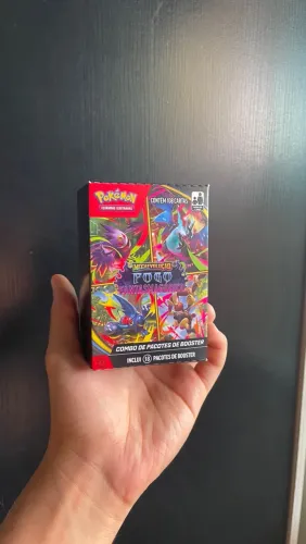 Combo Booster Fogo Fantasmagórico Pokémon Lacrado