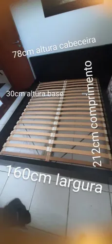 Cama Queen Size Italiana + 1 Comoda lateral 