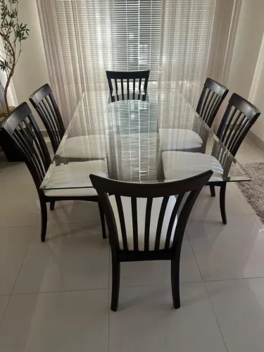 Mesa jantar 6 cadeiras 
