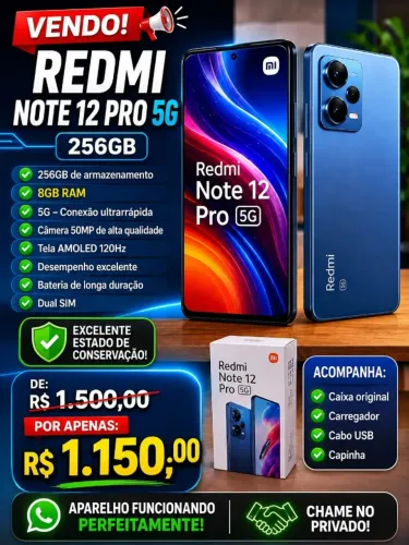 REDMI NOTE 12 PRO 5G 256 GB