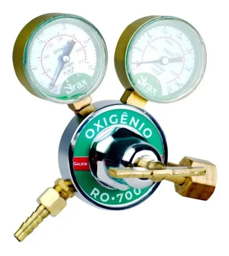 Regulador Industrial P/ Gás Oxigênio Ro-700 Brax