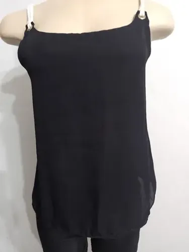 blusinha em viscose preta - tamanho m