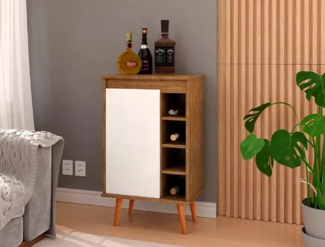 Buffet Co Adega Duna Retrô! Frete + Montagem Grátis