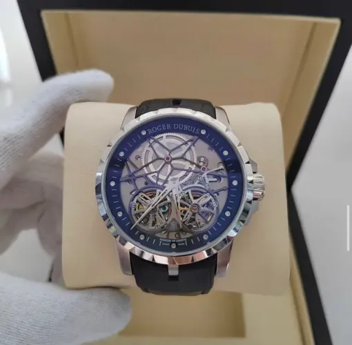 Relogio Roger Dubuis Couro