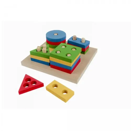 Brinquedo Prancha De Seleção Peqeuna 16 Pçs - MDF - Carlu - 1078