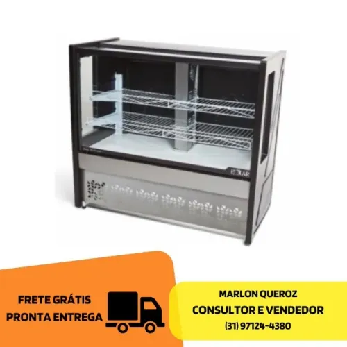 Balcao de Torta 1,25 Novo Polar 110/220v