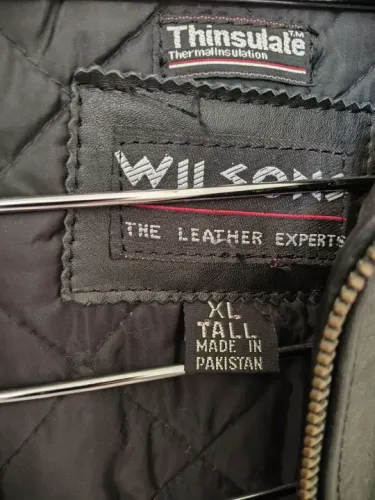 Casaco couro legítimo marca Wilsons Thinsulate