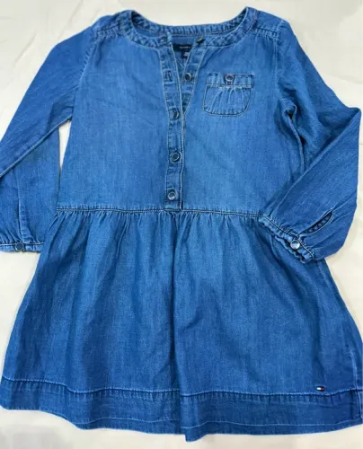 Vestido Jeans Infantil Tommy Hilfiger