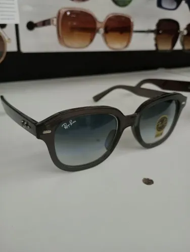 Óculos de sol femenino Ray-bam clássico azul degradê 