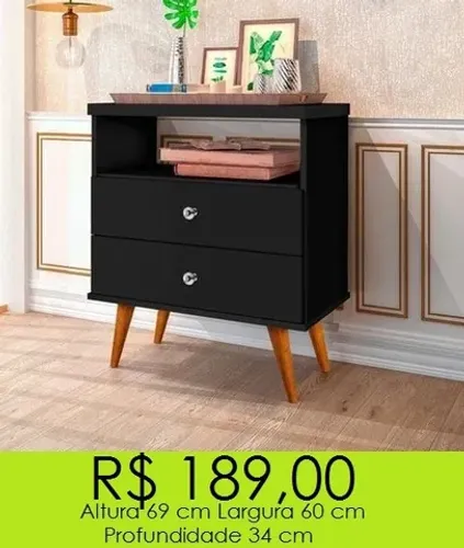 Mesa de cabeceira - parcelamos sem juros
